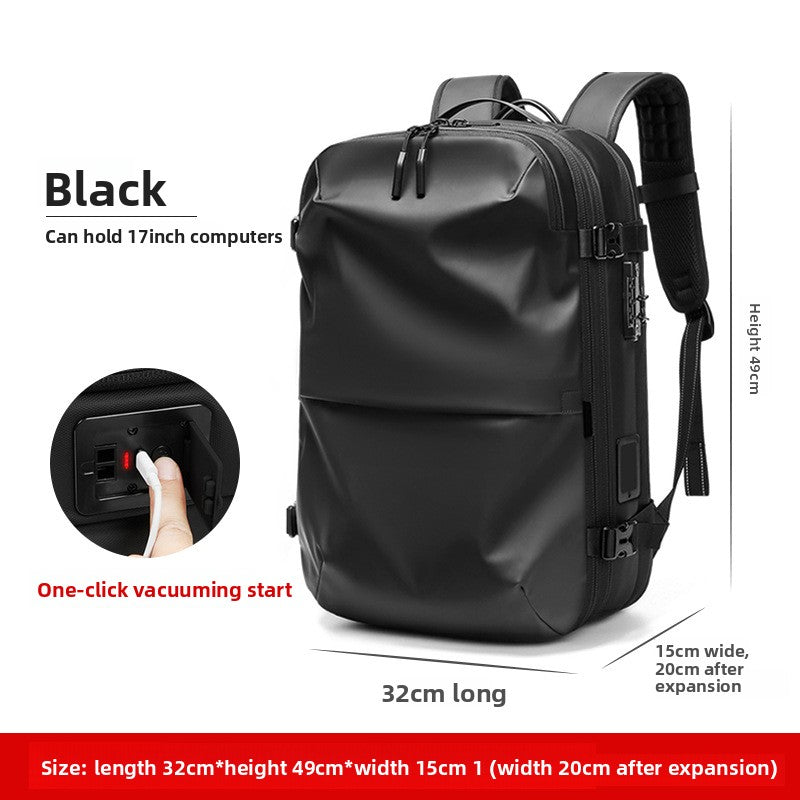 Mens Vacuum Compression Travel Backpack