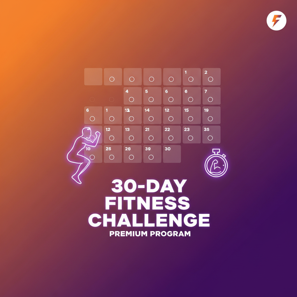 Neon Fit 30-Day Fitness Challenge Pack cover